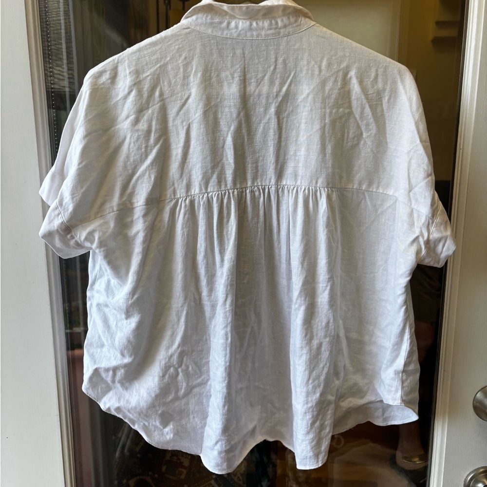 Madewell Linen-Blend Hilltop Shirt - Picture 3 of 5